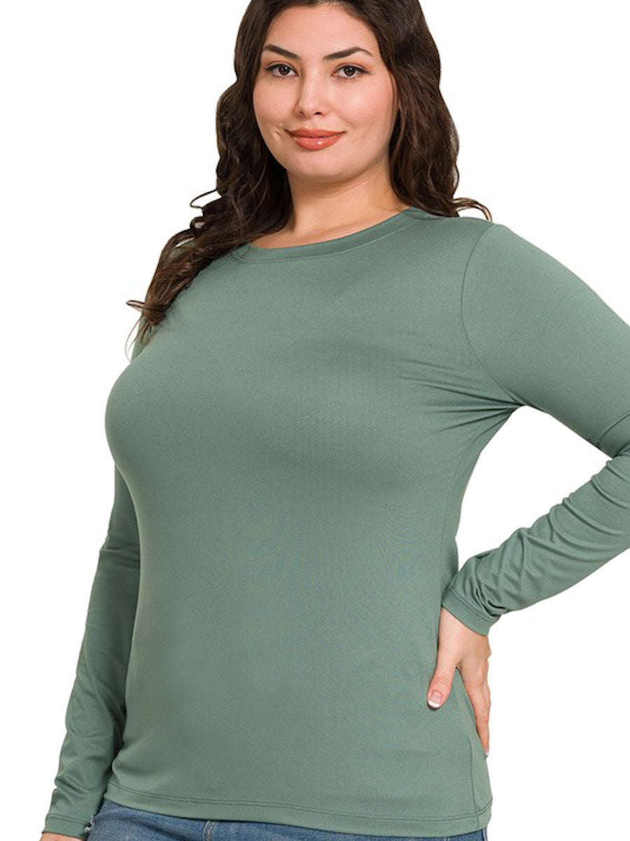 Timeless Long Sleeve Crew Neck T-shirt